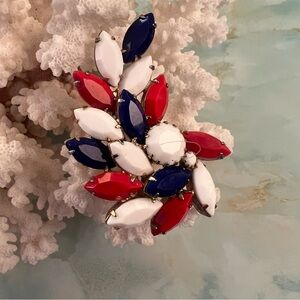 JULIANA Vintage Patriotic Sprig Brooch Pin